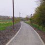 koersmix La piste cyclable en revêtement perméable