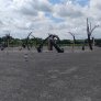 place en revêtement semi-dur