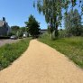 Revêtement semi-dur du parc sportif Couwenhoek KoMex BIO Jaune, près du parc Anna Marie van Capellen
